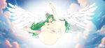  1girl 1girls breasts breasts_out kid_icarus nintendo nipples nude nude_female palutena r3dfive tagme 