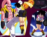  1boy 1girl 1girl ass ass_focus attractive beautiful_female beautyful bitch black_hair black_shorts bodysuit dragon_ball dragon_ball_z excited excited_for_sex exhibitionism female_focus female_pervert female_pov female_pubic_hair female_sub full_body hooker imminent_sex imminent_vaginal majin_buu perfect perfection pervert prostitute prostitution provocating provocative pussy sex_invitation sexually_suggestive short_hair shorts submission videl 