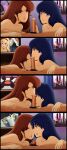  1boy 2_girls fellatio hayase_misa lynn_minmay macross misa_hayase nude penis rodyp uncensored 