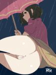  1girl 1girls breasts breasts_out nintendo nipples nude nude_female parasol_lady parasol_lady_(pokemon) pokemon r3dfive tagme 