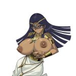  big_breasts bimbo black_hair breasts dark-skinned_female dark_skin gigantic_breasts huge_breasts huge_nipples ishizu_ishtar large_breasts nipples topless yu-gi-oh! yu-gi-oh!_duel_links yu-gi-oh!_duel_monsters 