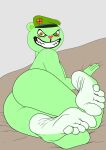 5_toes anthro bear beret cute_fangs cyborg-steve delicious_feet delicious_soles edit evil fangs feet feet_focus feet_tease flat_color_edit flat_colors fliqpy fliqpy_(htf) foot_fetish foot_focus furry green_eyes green_fur grin happy_tree_friends hat headwear htf humanoid_feet mammal mondo_media presenting_feet presenting_soles seductive smile soles tasty_feet tasty_soles teasing teasing_feet teasing_viewer teeth toes ursid ursine