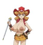 big_breasts bimbo blonde_hair breasts cowboy_hat cowgirl cowgirl_outfit gigantic_breasts huge_breasts huge_nipples large_breasts melissa_(yu-gi-oh!_zexal) nipples yu-gi-oh! yu-gi-oh!_duel_links yu-gi-oh!_zexal