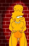  bart_simpson brother_and_sister cum holding_breasts incest lisa_simpson lockandlewd the_simpsons vaginal 