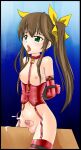  balls bondage bondage_outfit bottomless bottomless_futanari brown_hair circumcised corset crying crying_with_eyes_open cum cumming cumming_penis dickgirl drooling ejaculating ejaculating_cum erect erect_penis erection futa futa_only futanari green_eyes huang_lingyin infinite_stratos intersex long_hair no_bra no_panties open_mouth penis penis penis petite petite_body petite_futanari restrained sawhorse small_breasts small_penis spread_balls spread_testicles testicle transgender transgender_female twin_tails yellow_bow 