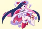  angel big_breasts big_breasts breasts christmas christmas_outfit inker_comics inkershike panty_&amp;_stocking_with_garterbelt pink_skin stocking_anarchy stockings two-tone_hair 