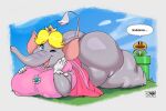 ass ass_grab big_ass big_ass clothing dress edit elephant elephant_peach huge_ass joaoppereiraus mario_(series) nude nude_female princess_peach stockings super_mario_bros._wonder talking_flower_(super_mario_bros._wonder) thick_thighs thighs third-party_edit