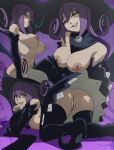  1girl adult_swim big_areola big_nipples blair_(soul_eater) coolerinker female_focus female_only hanging_breasts inker_comics inkershike soul_eater toonami topless witch witch_hat 