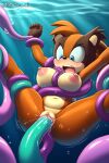 1girl ai_generated badger big_breasts blush cartoon_network erect_nipples exostriker female mobians.ai motion_lines orgasm rape raped_by_tentacles sega solo sonic_(series) sonic_boom sonic_the_hedgehog_(series) spread_legs sticks_the_jungle_badger suprised tentacle_around_arm tentacle_around_breast tentacle_around_leg tentacle_in_ass tentacle_in_pussy tentacle_rape underwater