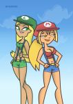  bridgette_(tdi) cartoon_network cosplay dakota_milton_(tdi) luigi luigi_(cosplay) mario mario_(cosplay) mario_(series) nintendo super_mario_bros. total_drama:_revenge_of_the_island total_drama_island vaultman 