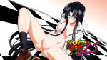  black_hair brown_eyes glasses high_school_dxd_new long_hair looking_at_viewer medium_breasts nekom14 nipples no_bra no_panties open_clothes open_shirt pussy shinra_tsubaki 