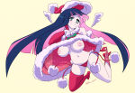 angel areola big_breasts big_breasts breasts christmas christmas_outfit inker_comics inkershike nipples panty_&amp;_stocking_with_garterbelt pink_skin stocking_anarchy stockings two-tone_hair