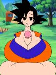 1boy 1girl 2d 2d_(artwork) 2d_animation 2d_artwork animated animated_gif anonymous_male balls beat_banger big_ass big_breasts black_eyes black_hair clothed_female_nude_male dragon_ball dragon_ball_z female_focus female_goku genderswap_(mtf) gif goku huge_breasts huge_cock light-skinned_female light-skinned_male light_skin male_pov paizuri paizuri_under_clothes saiyan straight tagme toriel_beat_banger