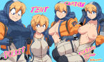  apex_legends blonde_hair breasts hood inker_comics inkershike meme open_clothes sideboob tagme wattson_(apex_legends) 