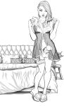  1futa abacusrepair bedroom blonde futanari monochrome porn pornography 