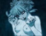  blonde_hair boku_no_hero_academia edit hairbun medium_breasts nekom14 nipples nude_female screencap toga_himiko topless 