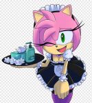 amy_rose fanart maid_outfit mobian_(species) tagme