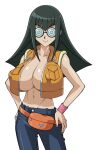  big_breasts bimbo breasts carly_carmine carly_nagisa gigantic_breasts glasses green_hair huge_breasts huge_nipples hyper_breasts large_breasts nipples no_bra topless yu-gi-oh! yu-gi-oh!_5d&#039;s yu-gi-oh!_duel_links 