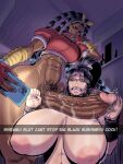 1futa 1girls abs asian_female big_breasts big_penis black_hair breasts crossover dark-skinned_futa dark_skin fatal_fury fingerless_gloves futadom futanari futanari_with_female huge_breasts huge_penis imminent_sex inverted_nipples kimberly_jackson king_of_fighters loonyjams mai_shiranui nails penis penis_awe phone phone_view raceplay snapchat snk street_fighter text uncensored