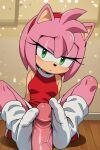 ai_generated amy_rose mobian_(species) mobian_hedgehog sonic_the_hedgehog_(series) tagme