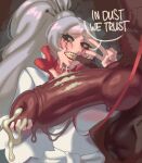 1boy 1girl 1girls 2023 animal_genitalia animal_penis big_penis cocaine cocaine_line cocaine_on_penis drugs grin high_res high_res high_resolution huge_cock knot knotted_penis large_penis long_hair male male/female mawiedz peace_sign penis ruined_makeup rwby sheenis snorting snorting_cocaine snorting_drugs weiss_schnee white_hair