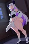 1futa ai_generated ass big_ass breasts erection erection_under_clothes fundoshi fundoshi_futanari fundoshilover101 futanari hololive huge_ass la+_darkness laplus_darkness tabi_socks