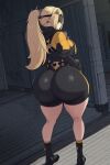 1girl ai_generated ass big_ass booty_shorts breasts fundoshilover101 hoyoverse huge_ass trigger_(zenless_zone_zero) zenless_zone_zero