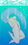 1girl air_bubble air_bubbles areola ass bare_arms bare_legs bare_shoulders barefoot big_breasts blue-haired_female blue_eyes blue_hair boku_no_hero_academia breast_grab breast_squeeze breasts breathplay bubbles female fetish grabbing_own_breast groping groping_breasts groping_own_breast hadou_nejire light-skinned_female light_skin long_hair masturbation mfuncen my_hero_academia naked_female nejire_hado nipples nude nude_female pink_nipples post-timeskip self_fondle shounen_jump shueisha solo solo_female solo_focus underwater underwater_masturbation underwater_scenery water