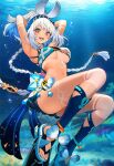 1girl ai_generated female genshin_impact mualani_(genshin_impact) sexy solo submerged tagme timmytommy underwater water