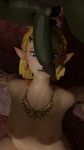 1boy 1girl 1girls 3d bimbo blender blonde_hair blue_eyes breasts cabezadeperro00 cg crown_braid dark-skinned_male dark_skin dominant_male dubious_consent ganondorf green_skin heroine huge_cock imminent_oral imminent_rape interracial larger_male light-skinned_female light_skin looking_at_penis male nintendo pale-skinned_female pale_skin partial_male penis penis_awe penis_on_face pov princess_zelda small_breasts small_sub_big_dom smaller_female submissive_female tears_of_the_kingdom the_legend_of_zelda villain zelda_(tears_of_the_kingdom)