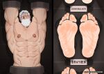 2026 abs alternate_version_at_paywall armpit_hair bara big_feet chest_hair drayden_(pokemon) facial_hair feet foot_fetish happy_trail helpless human male male_feet male_foot_fetish muscular muscular_male no_visible_genitalia patreon_url pokemon pokemon_bw revealyoursins toes toes_tied white_hair yellow_eyes