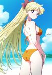 1girl adult_swim airys alluring bare_legs big_breasts bikini bishoujo_senshi_sailor_moon bishoujo_senshi_sailor_moon_r bishoujo_senshi_sailor_moon_r_the_movie bishoujo_senshi_sailor_moon_s bishoujo_senshi_sailor_moon_s_the_movie bishoujo_senshi_sailor_moon_supers bishoujo_senshi_sailor_moon_supers_the_movie blonde_hair blue_eyes minako_aino toei_animation toonami viz_media