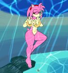 amy rose from sega by the mad monk
