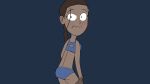 beheas12 blue_bra blue_panties blue_underwear bra embarrassed_underwear_female euf katara the_legend_of_korra underwear