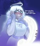 1girl 1girls 2d 2d_(artwork) 2d_artwork after_deepthroat after_fellatio angel angel_wings art big_penis blowjob_face blush breasts breasts_out clothing dark_skin dialogue digital digital_art digital_drawing_(artwork) digital_media digital_media_(artwork) emily_(hazbin_hotel) fellatio glowing_genitalia grey_skin grin halo happy hazbin_hotel hellaverse huge_cock looking_to_the_side male mr_fuga penis penis_awe saliva saliva_trail seraph shy smile soft sucking sucking_penis sweat tagme tears_of_pleasure text vivienne_medrano white_freckles white_hair wings