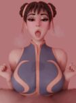 1girl 1girls 3d 3d_animation ahegao anonymous_male asian asian_female bare_arms big_breasts big_breasts blinking blush breasts brown-haired_female brown_hair capcom chun-li chun-li_(fortnite) clothed clothed_female_nude_male dom_pov dominant_paizuri dominant_pov double_bun facing_viewer femsub fortnite gif gif gif glossy_skin gooning hair_buns hair_ornament hair_ribbon half-closed_eyes hands-free kittyyevil lips looking_at_viewer loop makeup male male_pov maledom naked_male naughty_face nude o_face open_mouth paizuri paizuri paizuri paizuri_lead_by_male paizuri_under_clothes pink_background pink_theme pov pov_paizuri pov_titfuck precum_through_clothing simple_background sleeveless stain stained_clothes straight street_fighter thrusting tied_hair titfuck_under_clothes titjob_pov titjob_under_clothes tongue