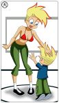 big_breasts bikini breasts genderswap johnny_test johnny_test_(character) tenzen