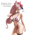 1girl big_breasts bikini blue_eyes bubble_butt cleavage fate/grand_order fate_(series) feikyart glasses horny inviting_to_sex looking_at_viewer miyamoto_musashi miyamoto_musashi_(fate) miyamoto_musashi_(fate/grand_order) miyamoto_musashi_(swimsuit_berserker)_(fate) miyamoto_musashi_(swimsuit_berserker)_(second_ascension)_(fate) miyamoto_musashi_(swimsuit_berserker)_(third_ascension)_(fate) pink_hair pose standing swimsuit teasing thick_thighs yellow_eyes