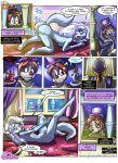 comic furry issue_2 mary_blue pleasure_bon_bon raccoon_business simon_blue tagme