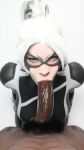 1boy 1girls 3d :>= black_cat_(insomniac) black_cat_(marvel) black_penis blowjob blowjob_face blue_eyes bushy_pubes cabezadeperro00 completely_naked completely_nude dark-skinned_male dark_skin eye_contact eyes_rolling_back felicia_hardy fellatio female hi_res high_resolution highres huge_cock interracial interracial_sex just_the_tip light-skinned_female light_skin long_hair looking_at_viewer male male/female marvel marvel_comics mature_female naked naked_male naughty_face nude nude_male oral pale-skinned_female pale_skin penis ponytail pov pubes pubic_hair simple_background skin_contrast spider-man_(insomniac_series) spider-man_(series) spider-man_2_(ps5) sucking_penis vein veiny_penis white_background white_hair