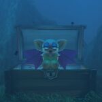 1girl 3d aquablaze asphyxiation bat blender drowning female nude rouge_the_bat sega solo sonic_(series) sonic_the_hedgehog_(series) underwater water