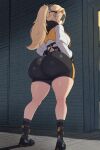 1girl ai_generated ass big_ass booty_shorts breasts fundoshilover101 hoyoverse huge_ass trigger_(zenless_zone_zero) zenless_zone_zero