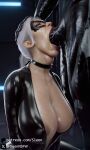 1boy 1boy1girl 1girl 1girls 3d 3d_(artwork) ai_generated big_breasts big_penis black_cat_(insomniac) black_cat_(marvel) bodysuit breasts choker cleavage conjugal_slavery deep_blowjob deepthroat deepthroat face_fucking felicia_hardy fellatio fellatio harry_osborn male marvel marvel_comics oral oral_penetration oral_sex penis sleen spider-man_(insomniac_series) spider-man_(ps4) spider-man_(series) spider-man_2_(ps5) straight tagme throat_bulge venom_(marvel)