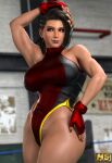 1girl 3d alluring ass azucena_milagros_ortiz_castillo big_ass big_breasts dark-skinned_female dark_skin female_only hagiwara_studio latina leotard namco peruvian_female tekken tekken_8 thick_thighs wide_hips wrestling_outfit