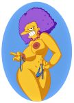 ass big_breasts cameltoe erect_nipples selma_bouvier the_simpsons thighs