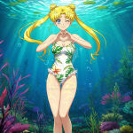 1girl adult_swim alluring athletic_female bikini bishoujo_senshi_sailor_moon bishoujo_senshi_sailor_moon_r bishoujo_senshi_sailor_moon_r_the_movie bishoujo_senshi_sailor_moon_s bishoujo_senshi_sailor_moon_s_the_movie bishoujo_senshi_sailor_moon_supers bishoujo_senshi_sailor_moon_supers_the_movie blonde_hair blue_eyes cleavage heart_symbol medium_breasts one-piece_bikini stark-astrea toei_animation toonami underwater usagi_tsukino viz_media wink