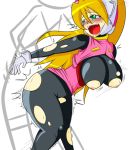 anonymous blush capcom ciel ciel_(rockman) clothed_sex grin invisible_man mega_man mega_man_zero megaman_zero rockman rockman_zero saliva sex smile smiling sweat tongue torn_clothes