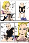  android_18 comic dragon_ball_gt dragon_ball_h_(doujin) dragon_ball_z fingering garland_(rehabilitation) kouno_kei krillin masturbation nude pussy sex shouji_haruko 