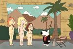 big_boob_june breasts brian_griffin family_guy glasses lois_griffin meg_griffin nipples nude shaved_pussy tabbypurrfume the_cleveland_show thighs