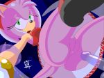  1girl amy_rose animated bondage cute erection furry gif girl hedgehog insertion milky nipples oppai oshiri pussy rub sega semen sex sonic_(series) sonic_the_hedgehog_(series) tentacles uncensored 